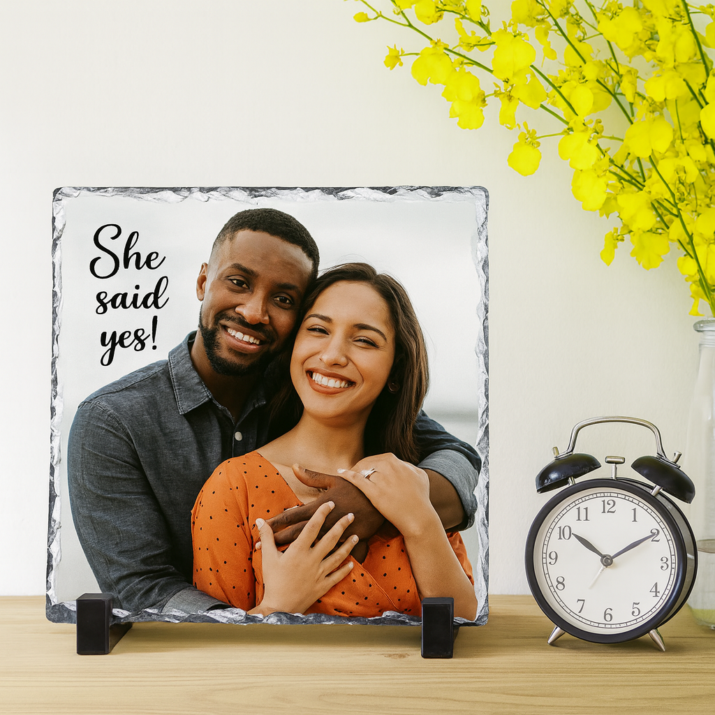 Custom Photo Slate Keepsake