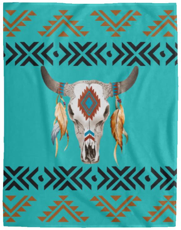 Turquoise western Blanket
