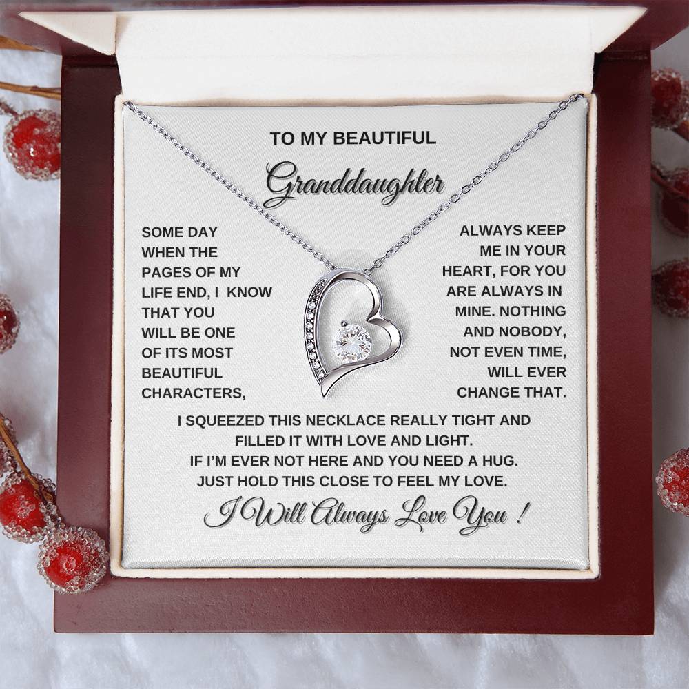 TO MY BEAUTIFUL GRANDDAUGHTER