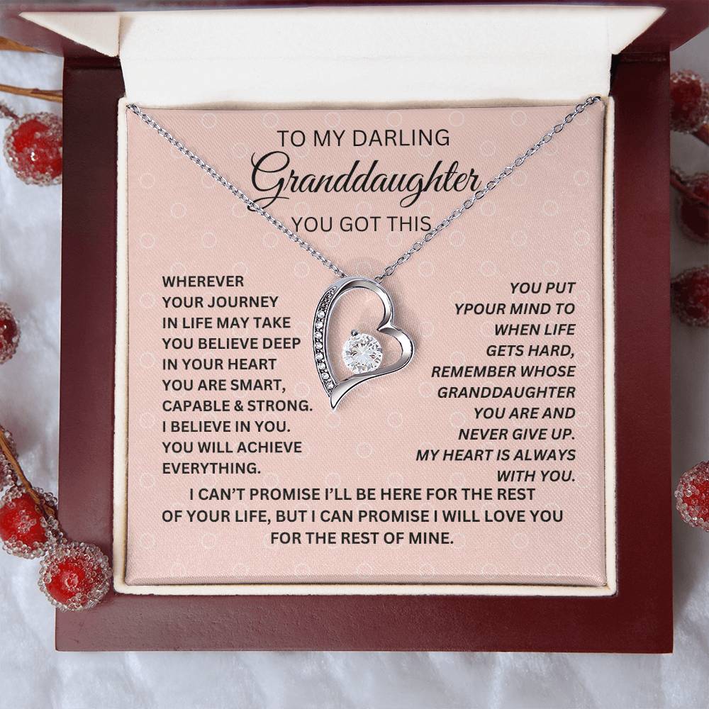 TO MY DARLINGN GRANDDAUGHTER