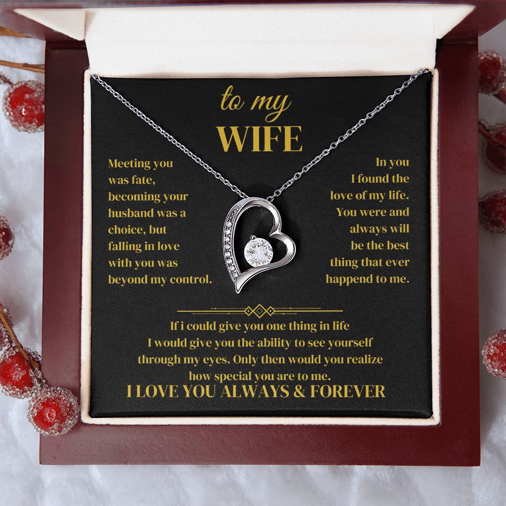 to my wife