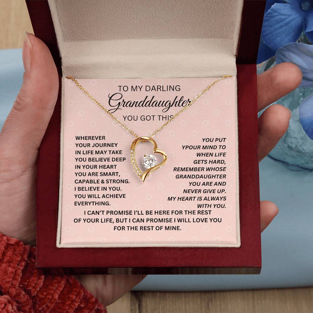 TO MY DARLINGN GRANDDAUGHTER