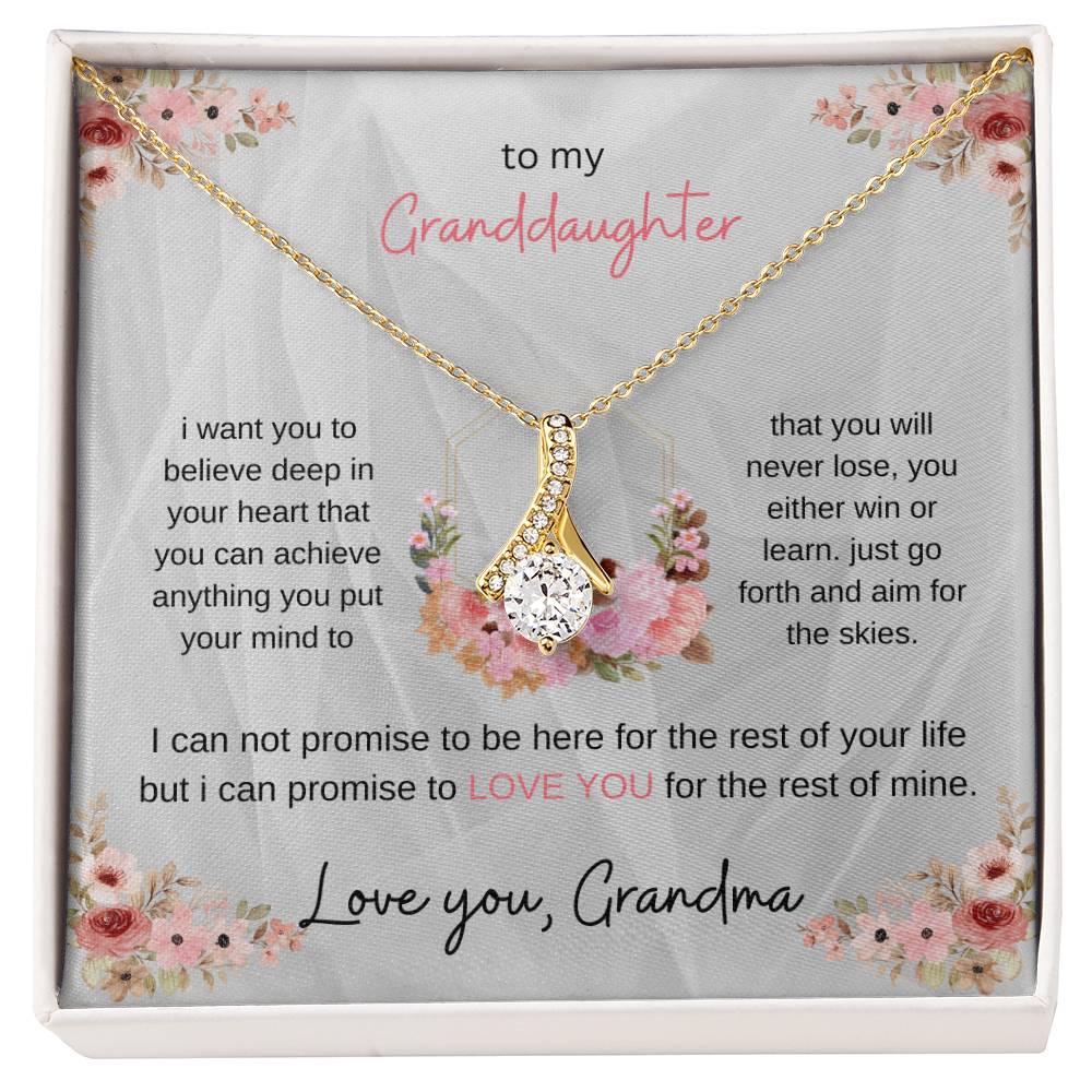 To my granddaughter