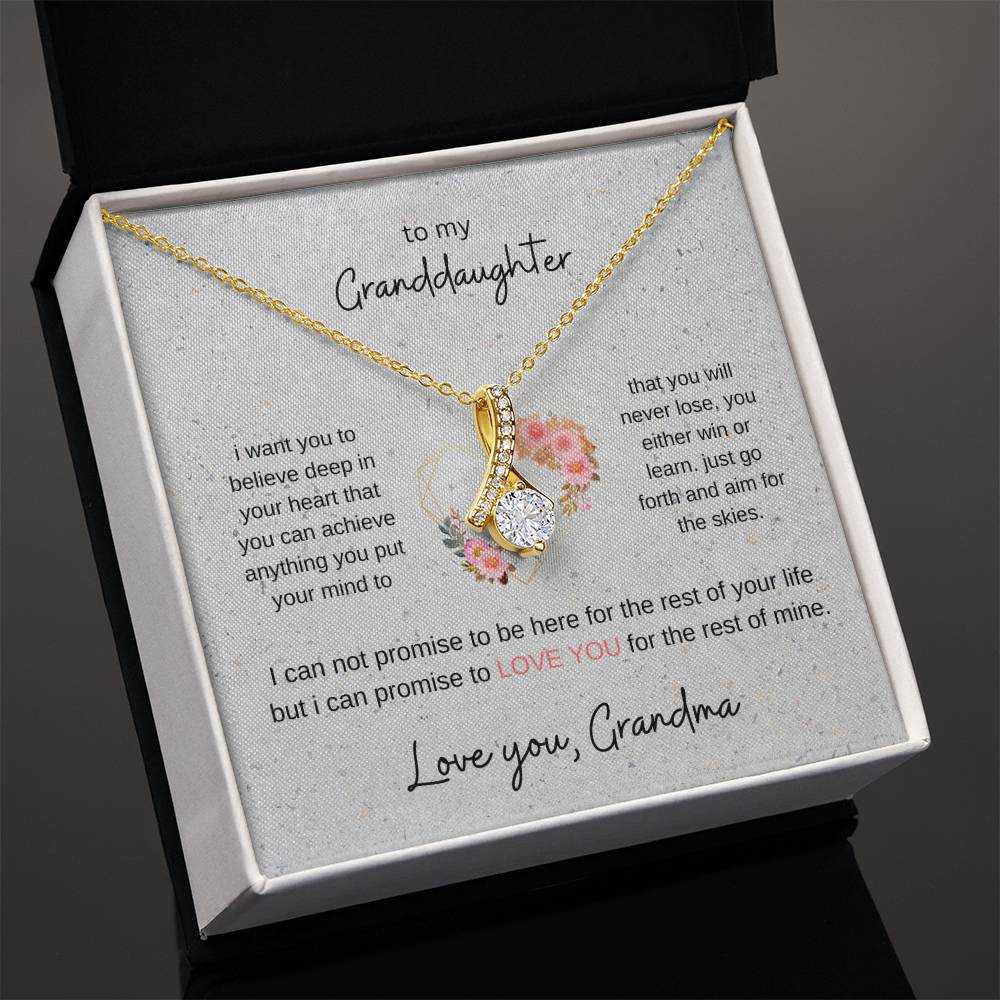 To my granddaughter