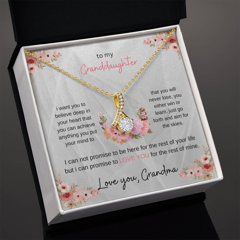 To my granddaughter