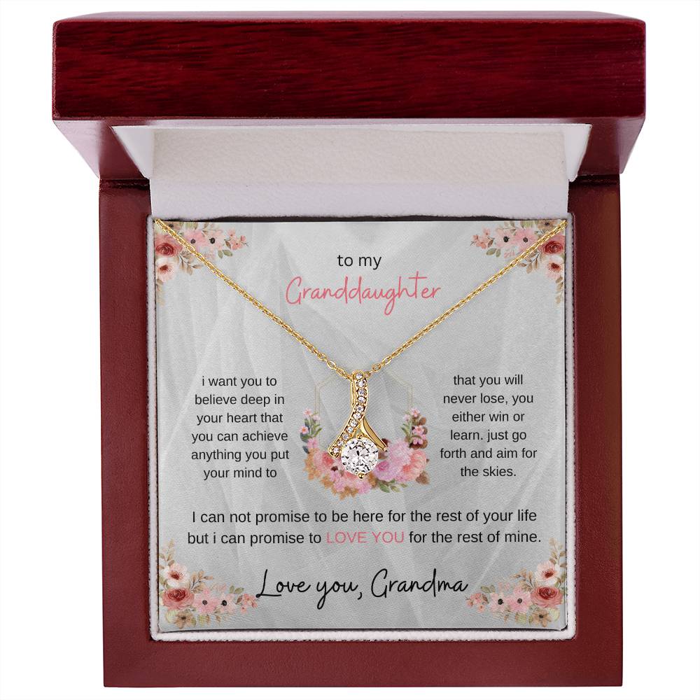 To my granddaughter