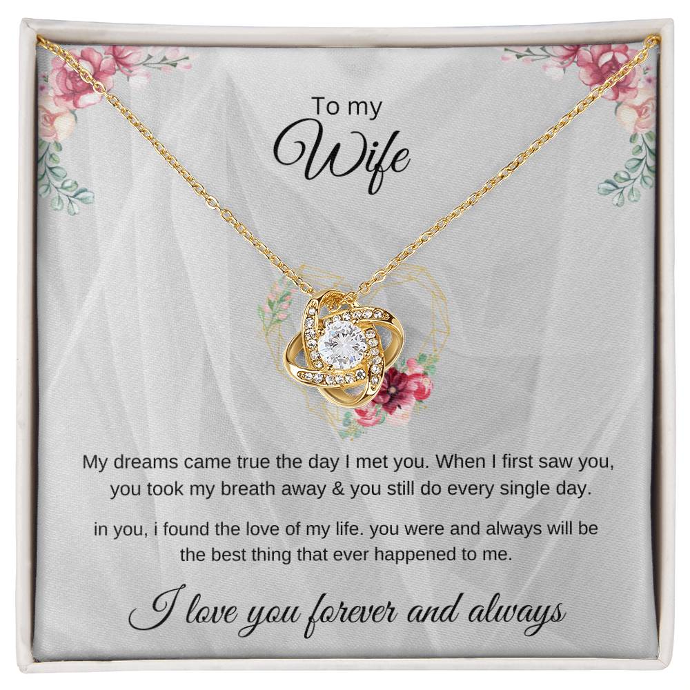 To my wife