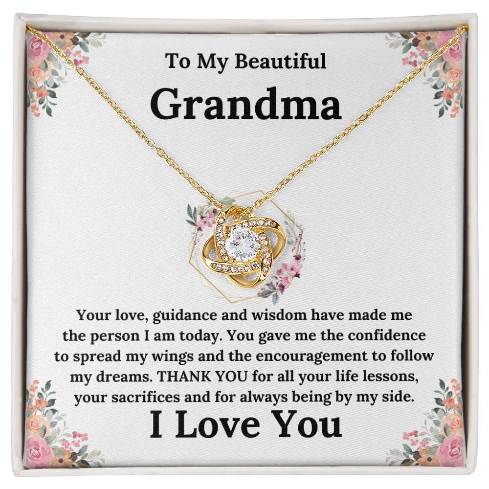 To my beautiful grandma