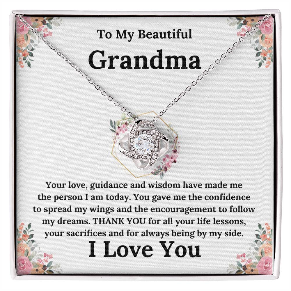 To my beautiful grandma
