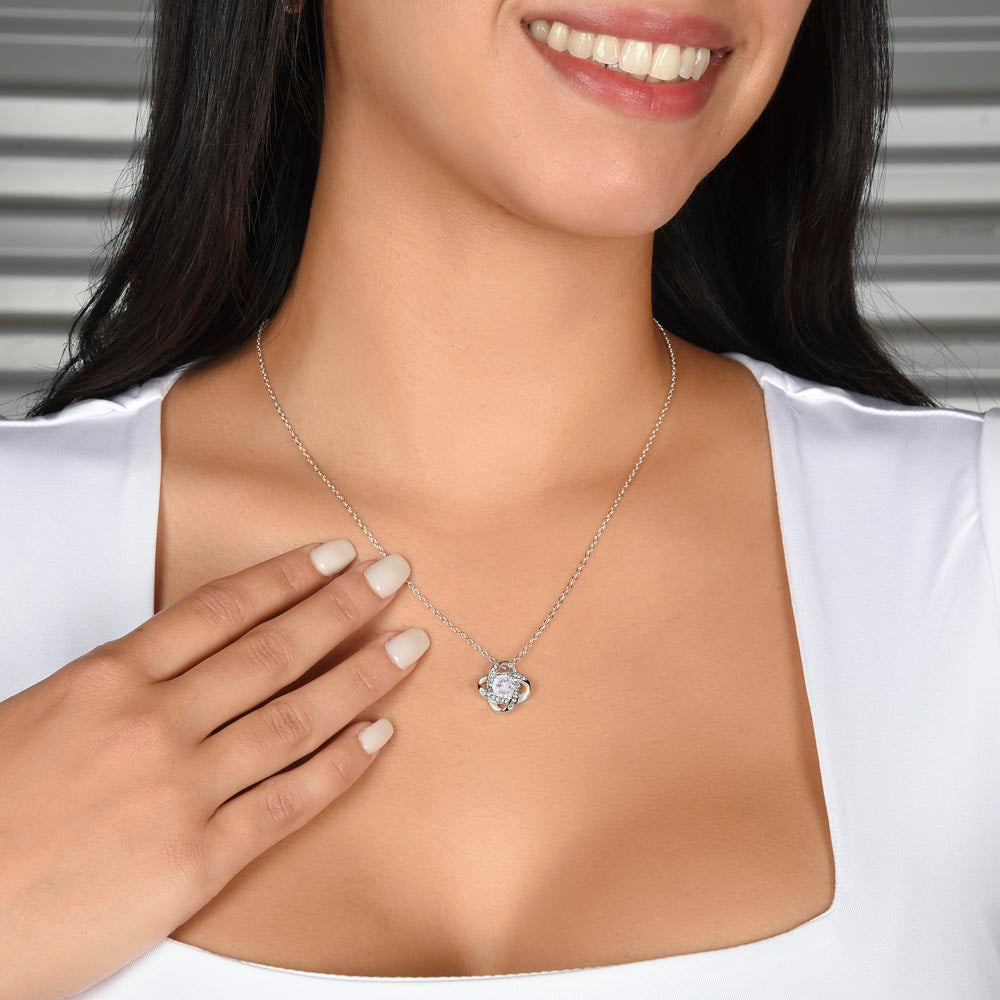 To My soulmate - Love Knot Necklace- Wife/Girlfriend