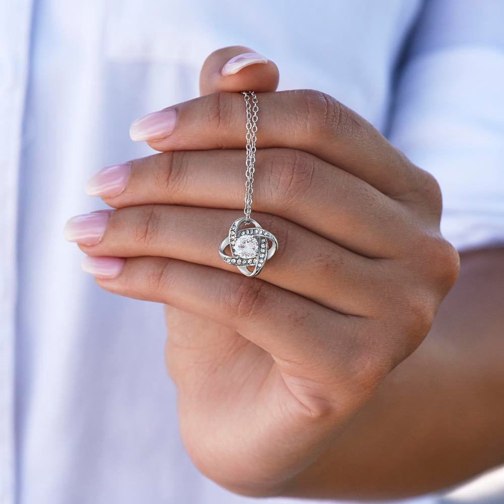 To My soulmate - Love Knot Necklace- Wife/Girlfriend