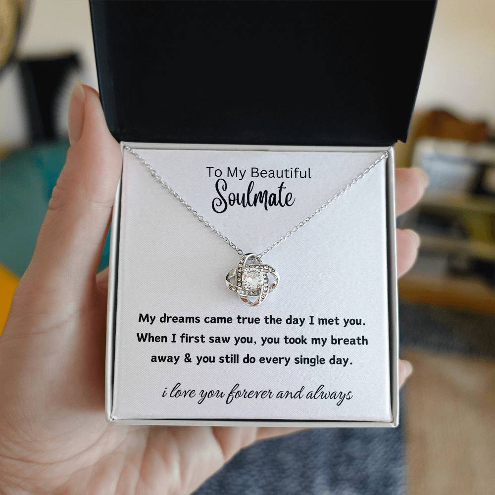 to my beautiful soulmate