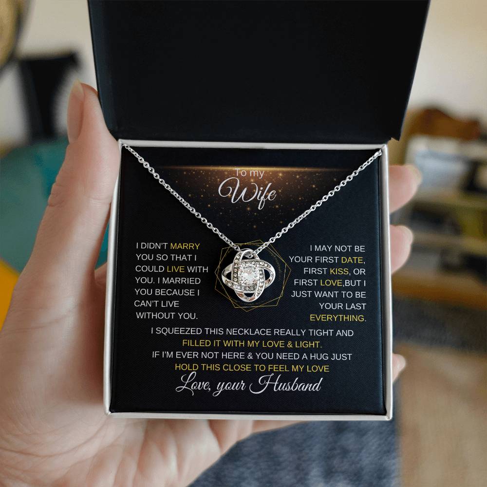 To my wife