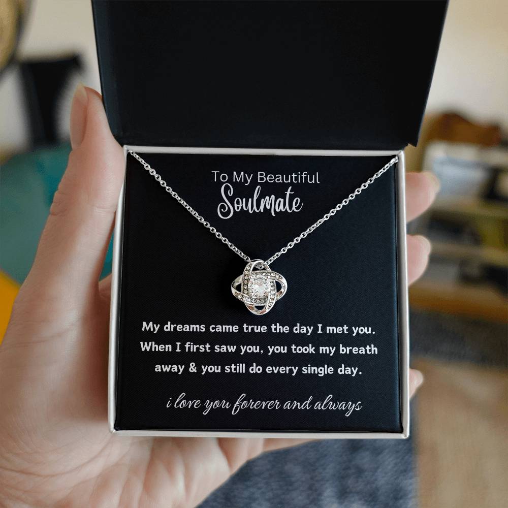 to my beautiful soulmate