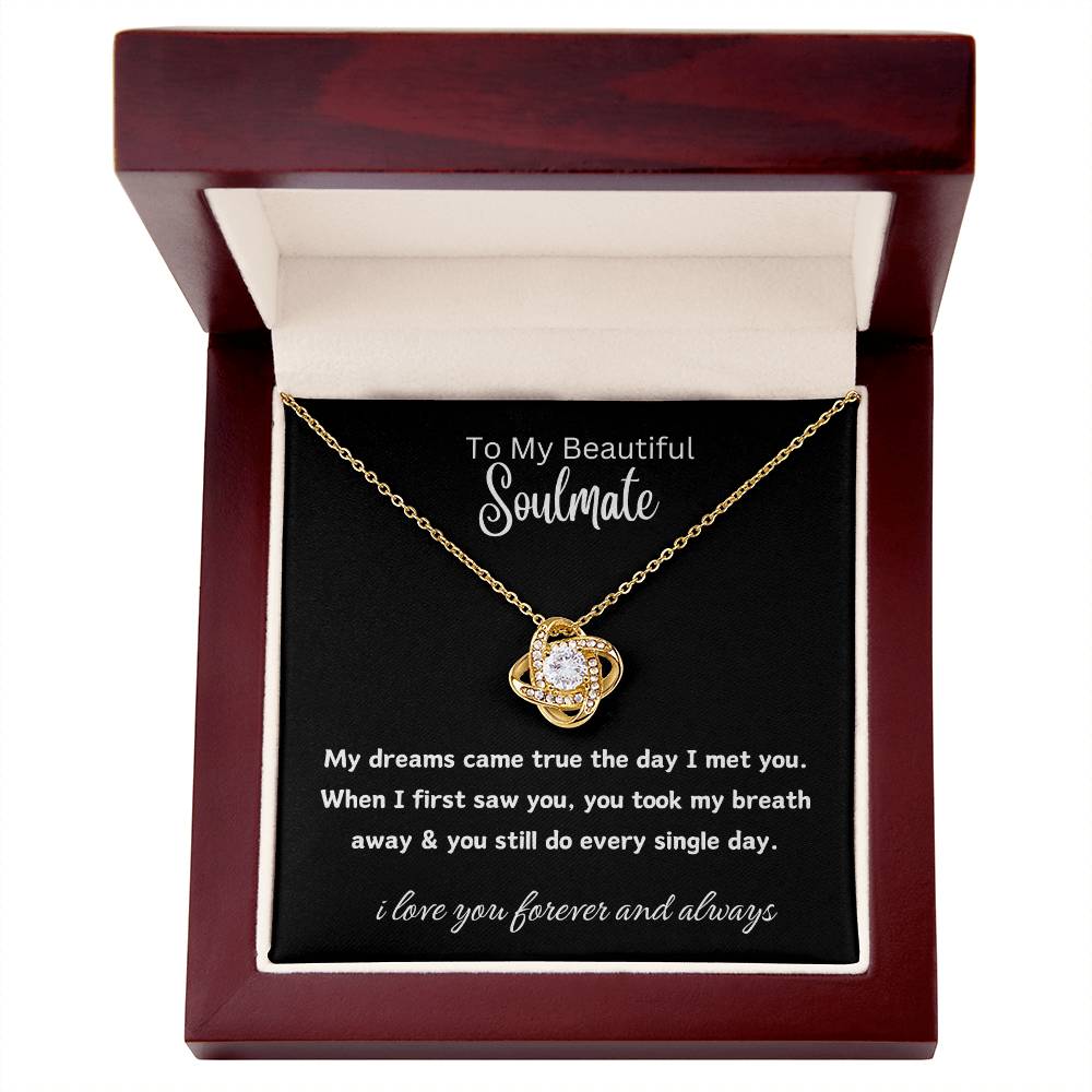 to my beautiful soulmate
