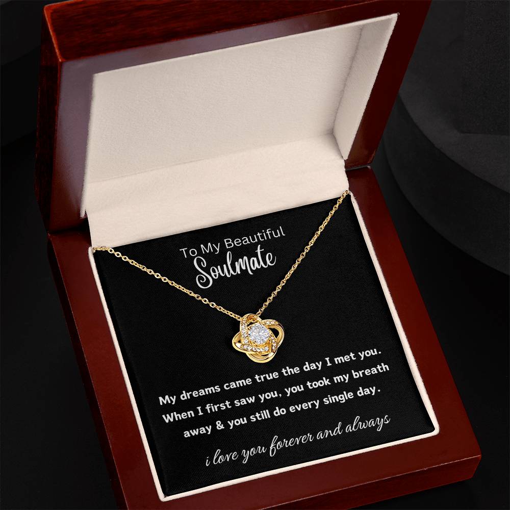 to my beautiful soulmate