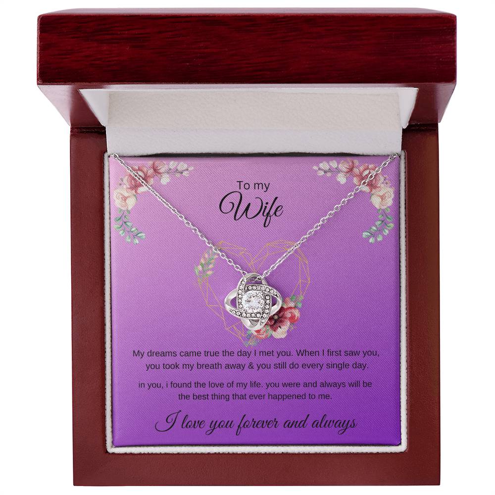 To my wife