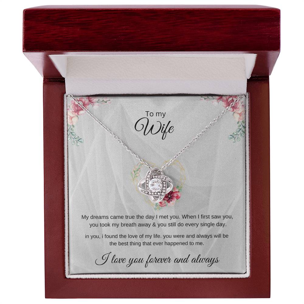 To my wife