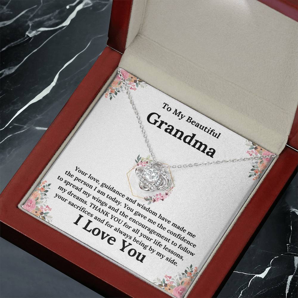 To my beautiful grandma