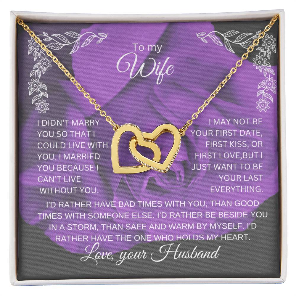 To my wife