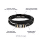 TO MY SON LOVE MOM Love You Forever Bracelet