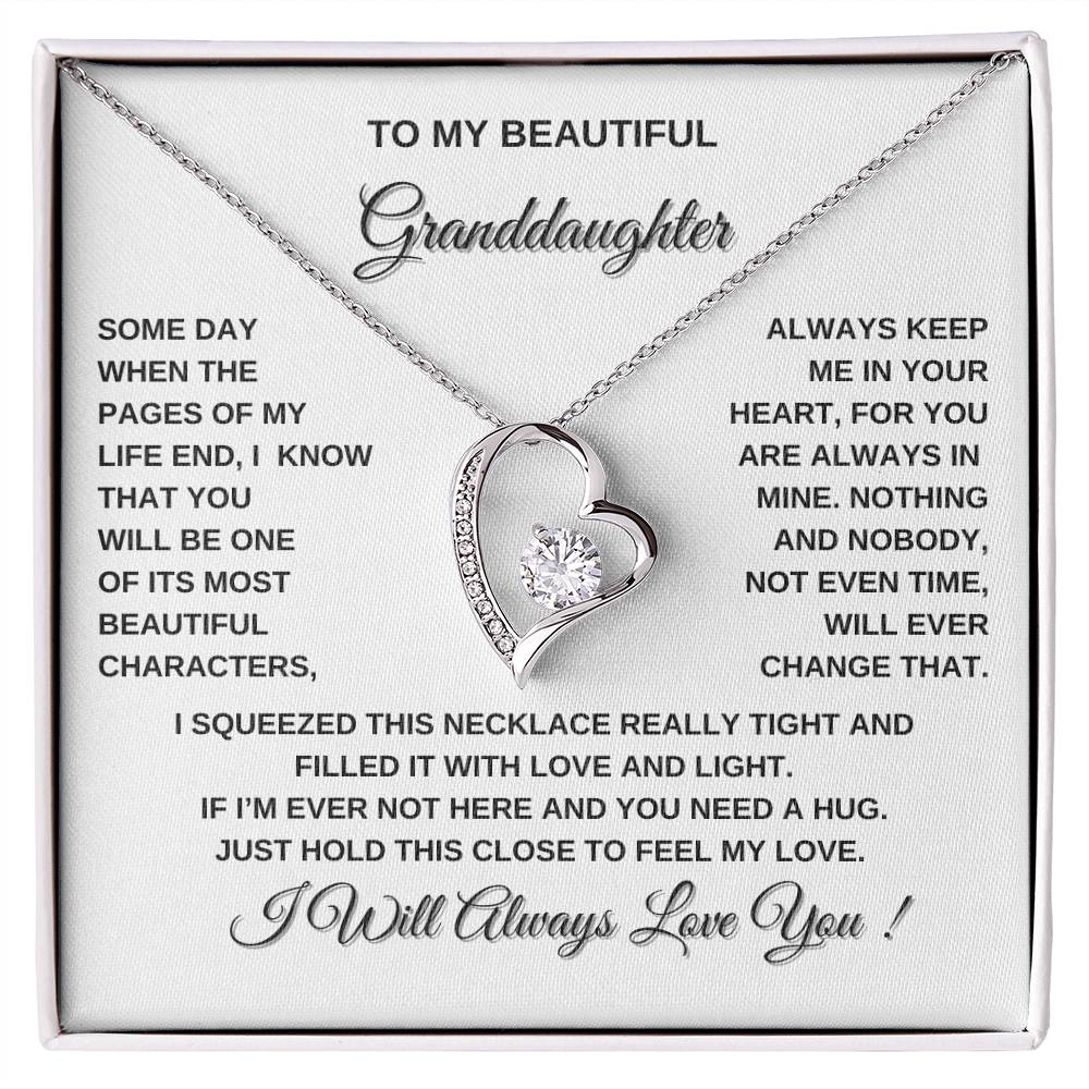 TO MY BEAUTIFUL GRANDDAUGHTER