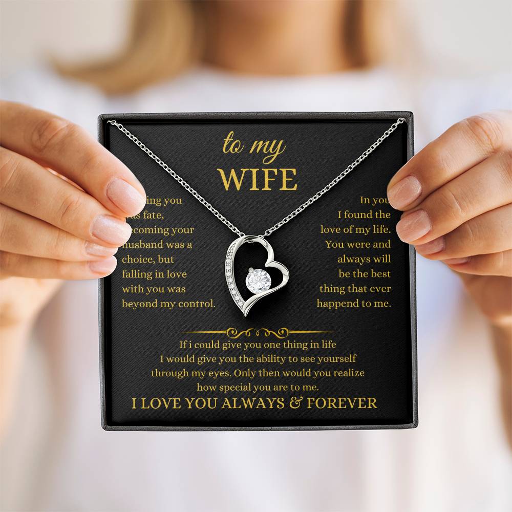 to my wife