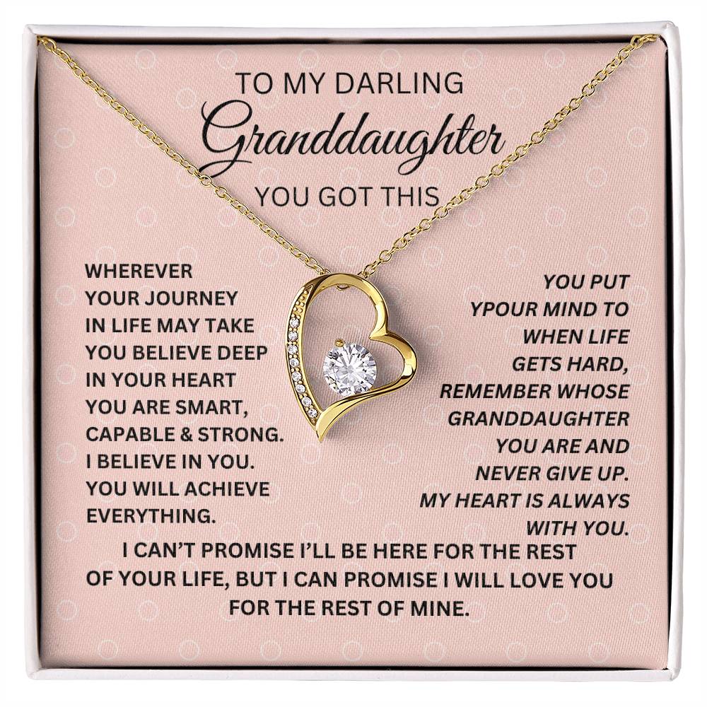 TO MY DARLINGN GRANDDAUGHTER