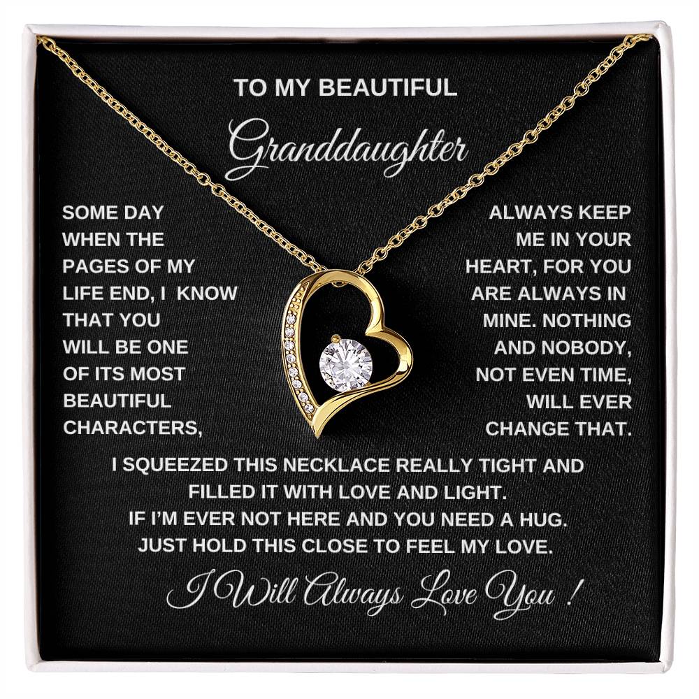 TO MY BEAUTIFUL GRANDDAUGHTER