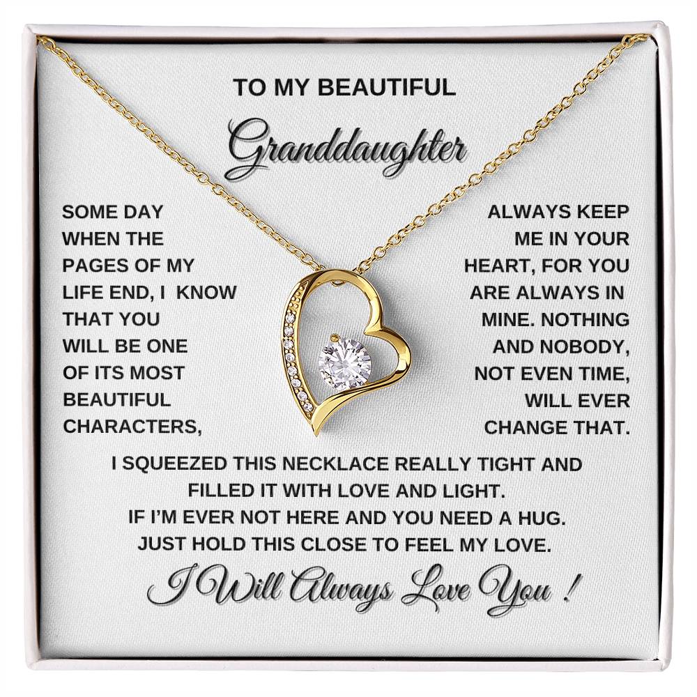 TO MY BEAUTIFUL GRANDDAUGHTER
