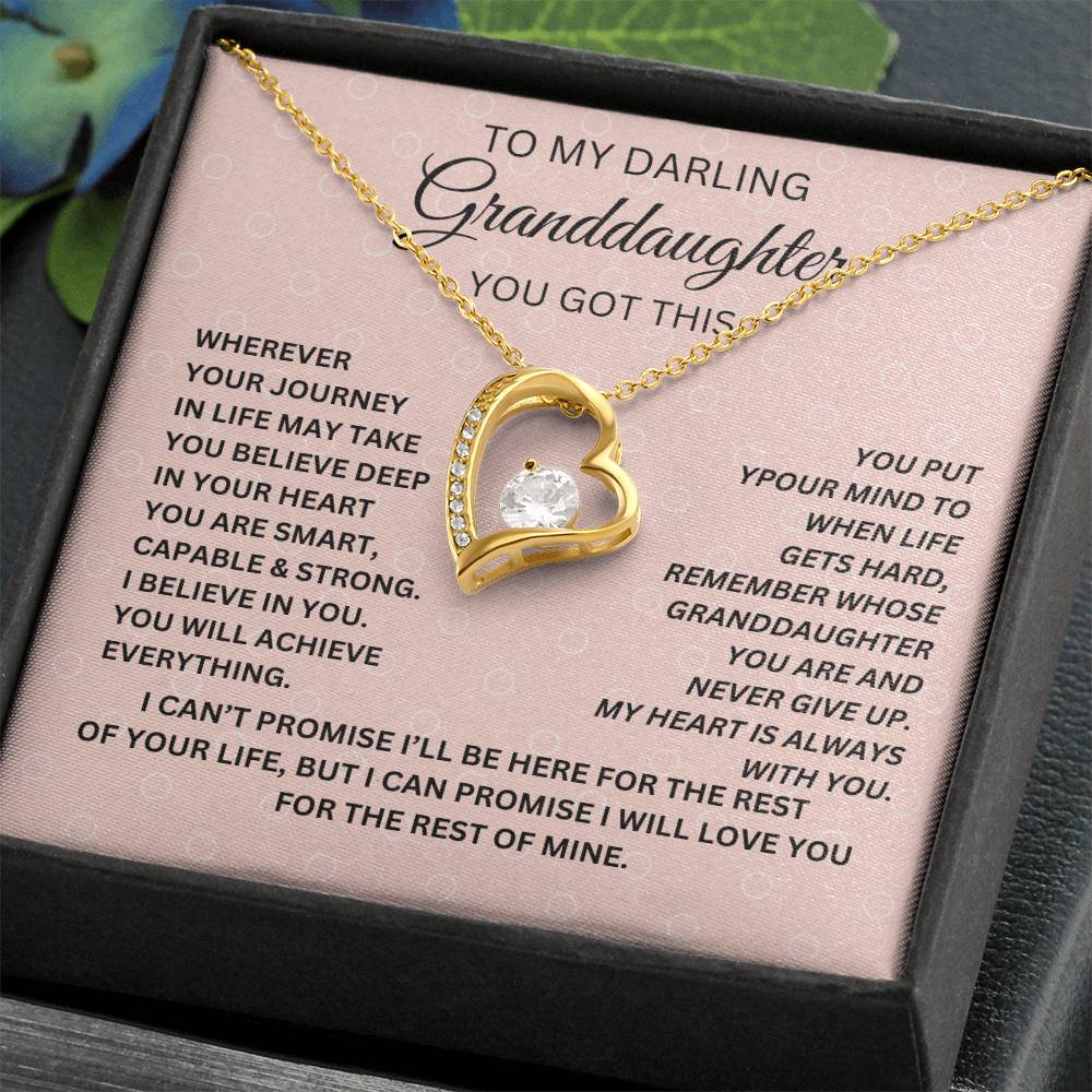 TO MY DARLINGN GRANDDAUGHTER