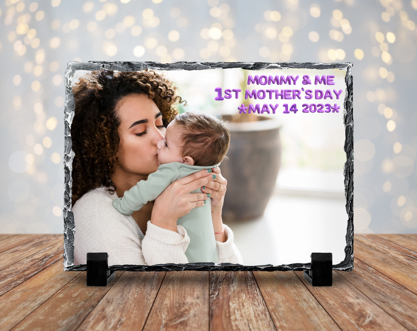 Custom Photo Slate Keepsake
