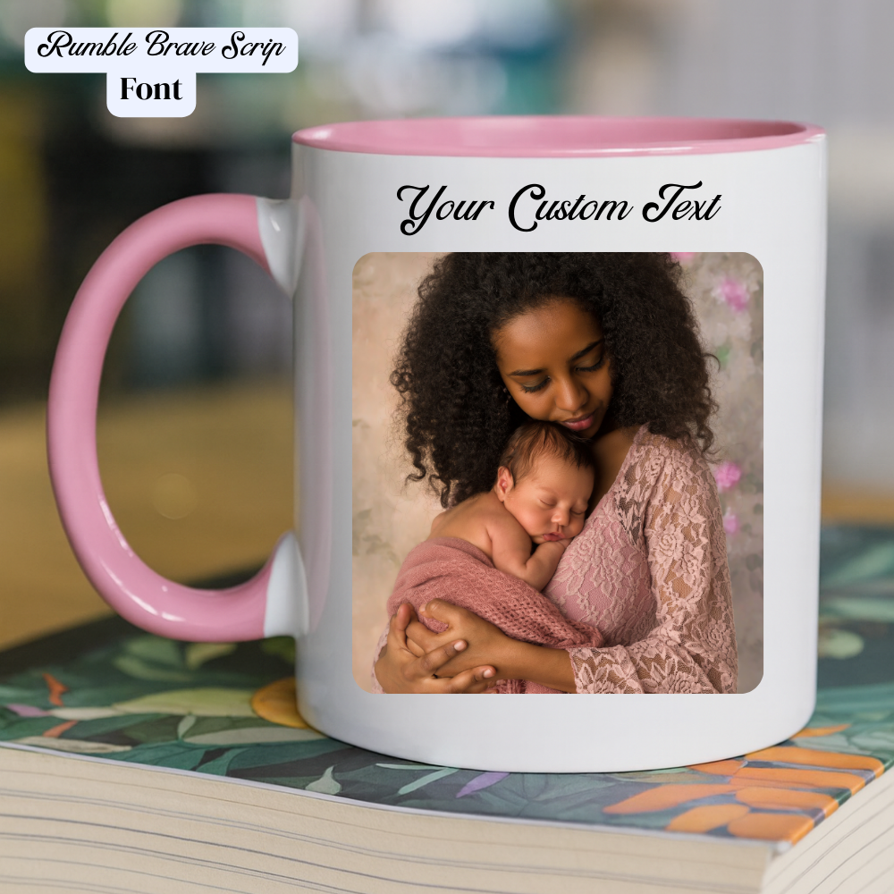 Custom Photo & Text Mug – Capture Moments and Memories