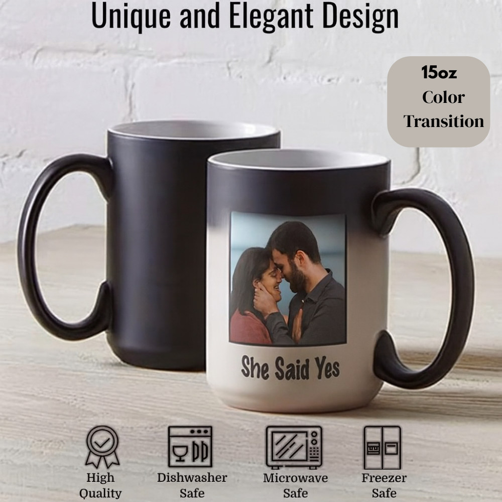 Custom Photo & Text Mug – Capture Moments and Memories