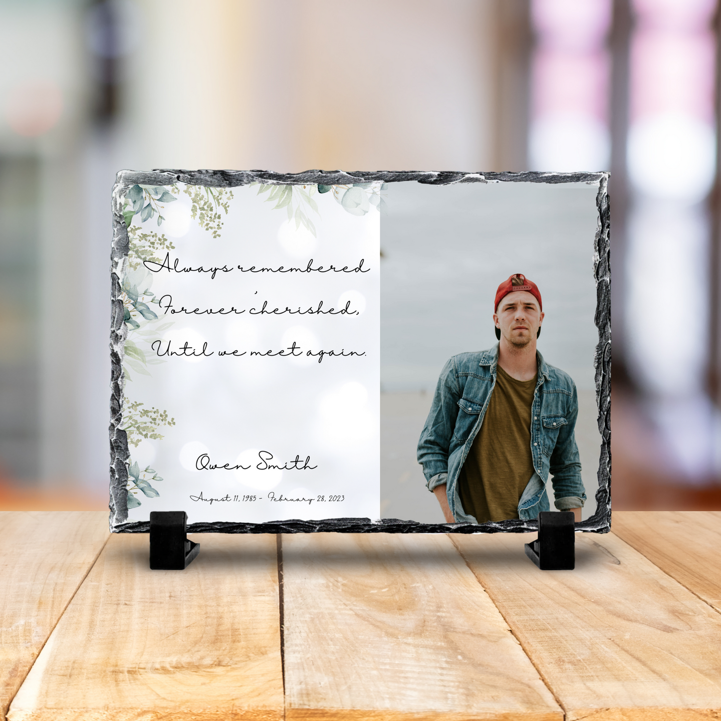 Personalized Memorial Photo Plaque