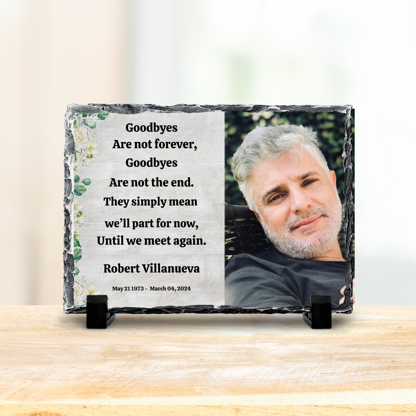 Personalized Memorial Photo Plaque