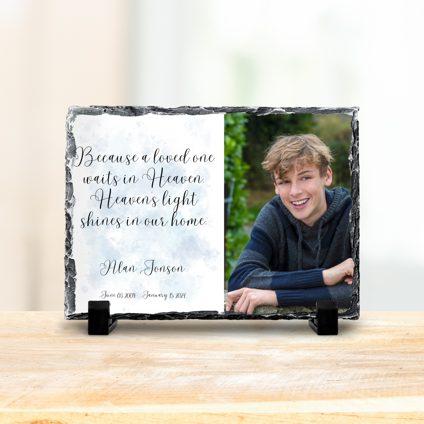 Personalized Memorial Photo Plaque