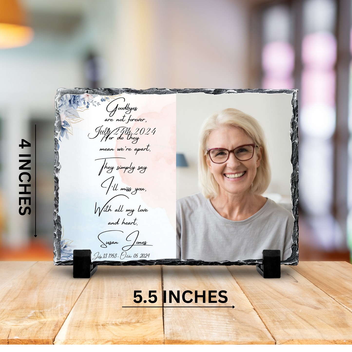 Personalized Memorial Photo Plaque