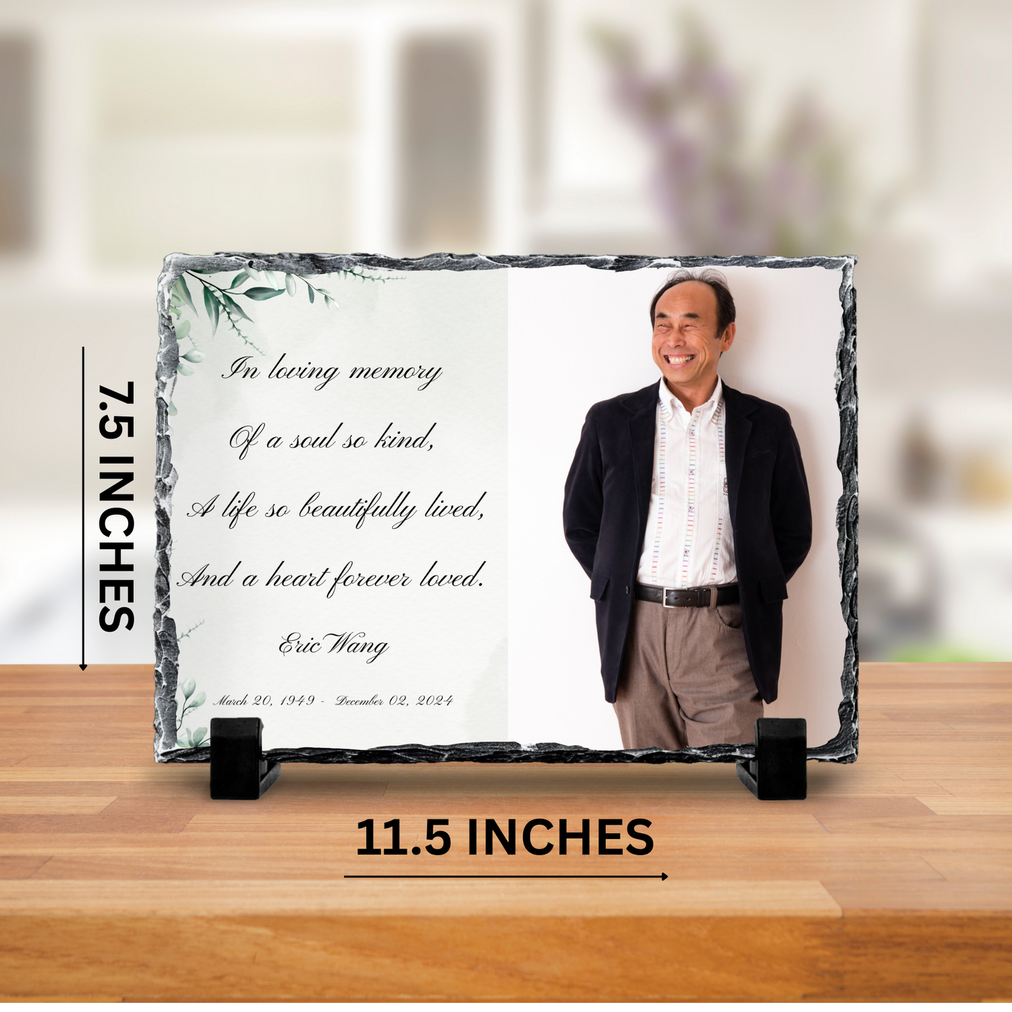Personalized Memorial Photo Plaque