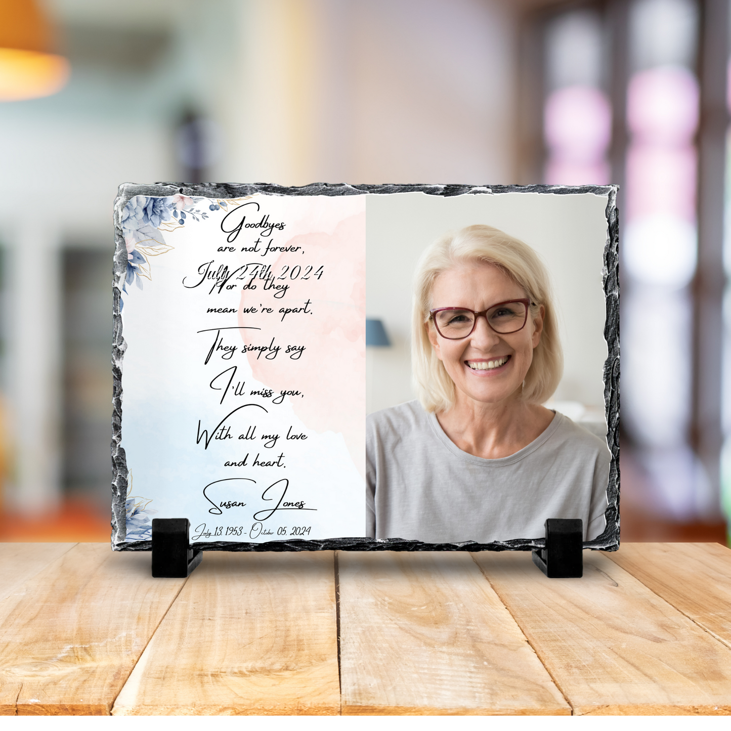 Personalized Memorial Photo Plaque