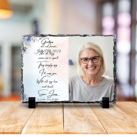 Personalized Memorial Photo Plaque