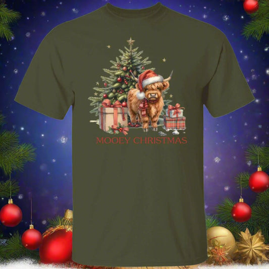 Mooey Christmas Cow T-Shirt