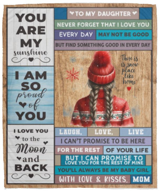 To My Daughter Love Mom