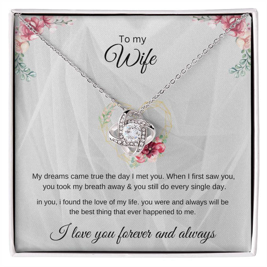 To my wife