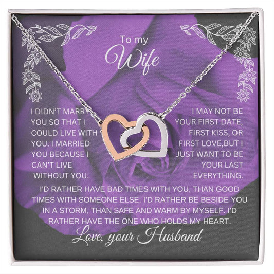 To my wife