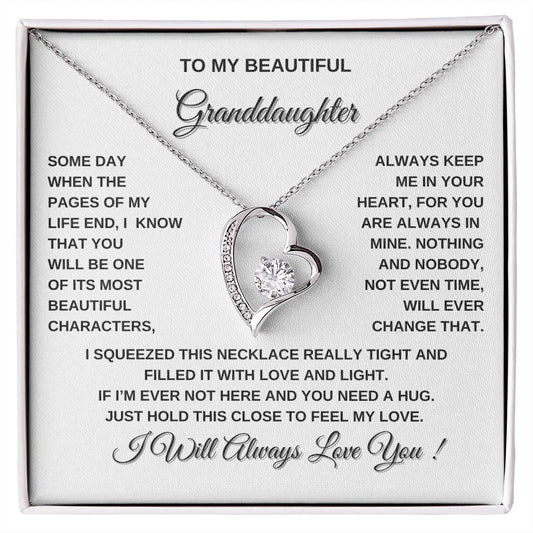 TO MY BEAUTIFUL GRANDDAUGHTER