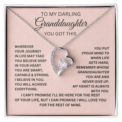 TO MY DARLINGN GRANDDAUGHTER