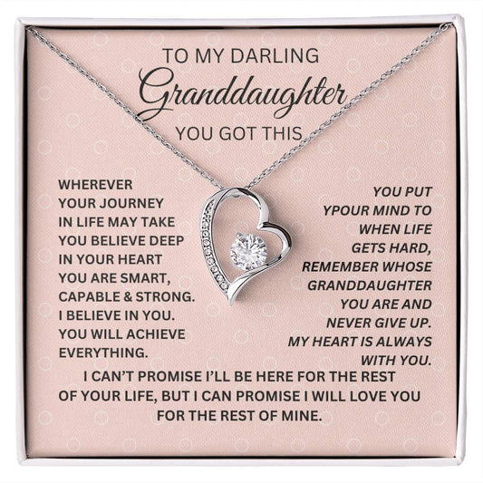 TO MY DARLINGN GRANDDAUGHTER