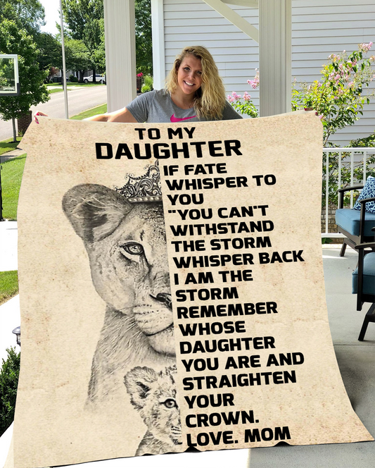 To My Daughter Love Mom Lioness