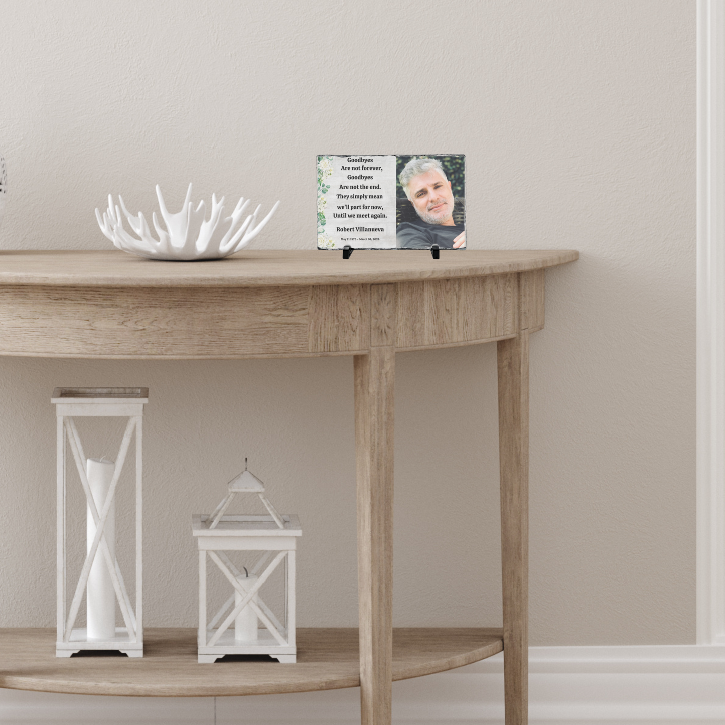Personalized Memorial Photo Plaque